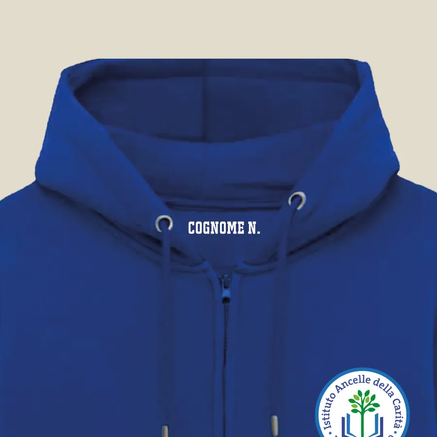 bsk304 bs304 felpa cappuccio con zip3 4